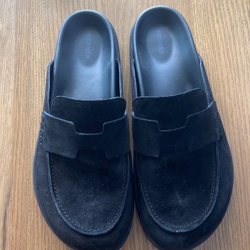 Black Hermes Slides